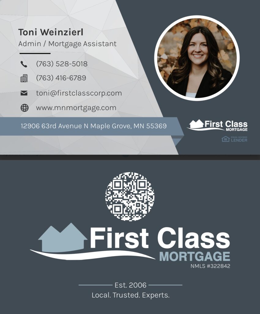 Business Cards for Mortgage Companies