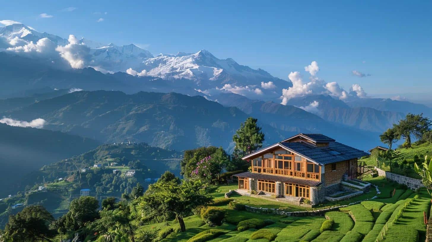 home with a good mountain view